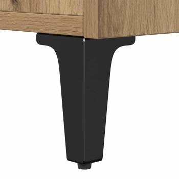 Nachttisch 2 pcs Eiche handwerklich 40 x 35 x 47,5 cm