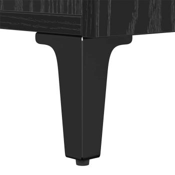 Nachttisch 2 pcs Schwarze Eiche 40 x 35 x 47,5 cm Holzwerkstoff