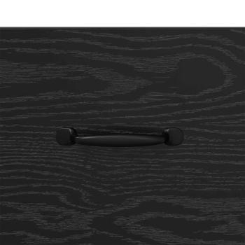 Nachttisch 2 pcs Schwarze Eiche 40 x 35 x 47,5 cm Holzwerkstoff