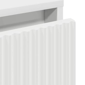 Nachttisch mit Schubladen Weiß 63,5 x 36 x 61 cm Holzwerkstoff