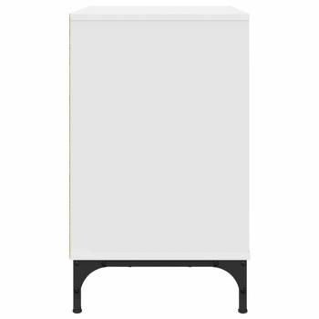 Nachttisch mit Schubladen Weiß 63,5 x 36 x 61 cm Holzwerkstoff