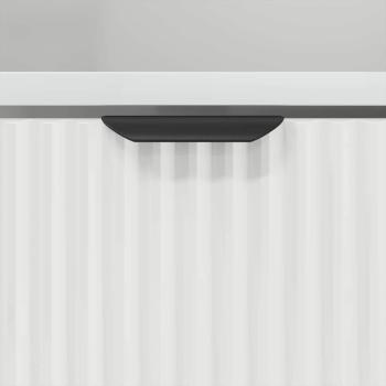 Nachttisch mit Schubladen Weiß 49 x 36 x 61 cm Holzwerkstoff