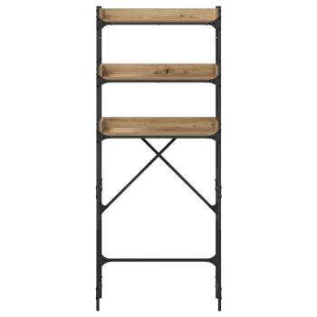 Waschmaschinenregal mit Regal 67 x 25 x 163 cm Holzwerkstoff