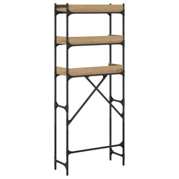 Waschmaschinenregal mit Regal 67 x 25 x 163 cm Holzwerkstoff