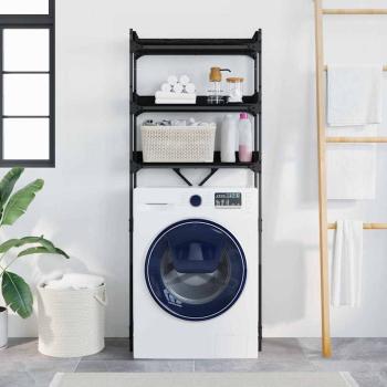 Waschmaschinenregal mit Regal 67 x 25 x 163 cm Holzwerkstoff