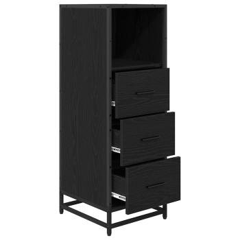 Badezimmer Schrank Schwarze Eiche 35 x 37,5 x 100 cm