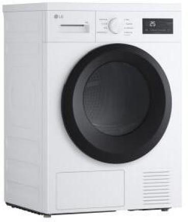 LG RT80B2 8kg EEK: D Wärmepumpentrockner, 60 cm breit, Restzeitanzeige, Kindersicherung, Automatikprogramme, weiß