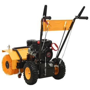 2-in-1 Schneefräse und Kehrmaschine Benzinbetrieben 6,5PS