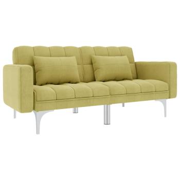 ARDEBO.de - Schlafsofa Grün Stoff