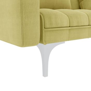 Schlafsofa Grün Stoff