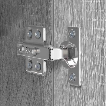 10-tlg. TV-Schrank-Set Grau Sonoma Holzwerkstoff