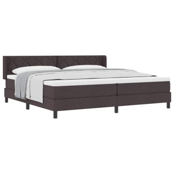 Boxspringbett mit Matratze Dunkelbraun 200 x 200 cm