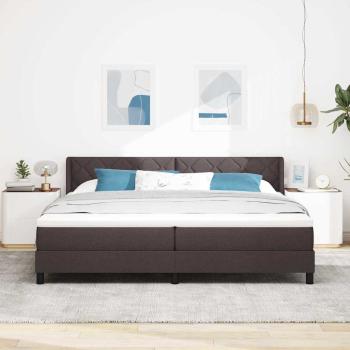 Boxspringbett mit Matratze Dunkelbraun 200 x 200 cm