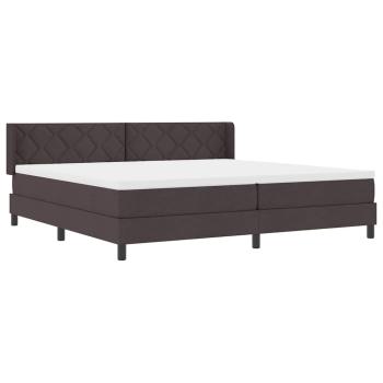 Boxspringbett mit Matratze Dunkelbraun 200 x 200 cm