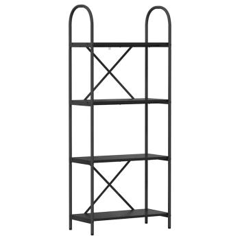 Regal Schwarze Eiche 60 x 30 x 146 cm Holzwerkstoff