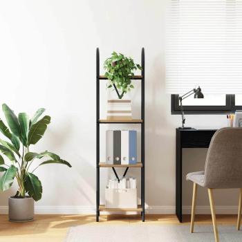 Regal Eiche handwerklich 40 x 30 x 146 cm Holzwerkstoff