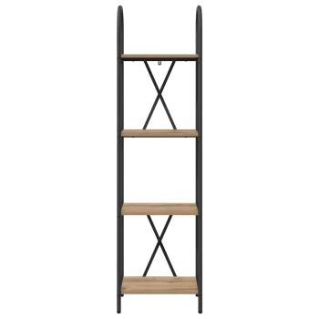 Regal Eiche handwerklich 40 x 30 x 146 cm Holzwerkstoff