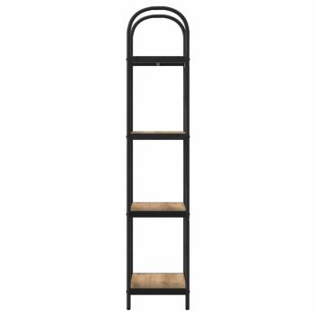 Regal Eiche handwerklich 40 x 30 x 146 cm Holzwerkstoff