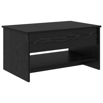 Couchtisch Schwarze Eiche 80 x 50.5 x 41.5 cm Holzwerkstoff