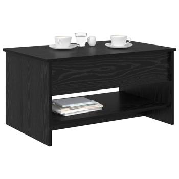 Couchtisch Schwarze Eiche 80 x 50.5 x 41.5 cm Holzwerkstoff