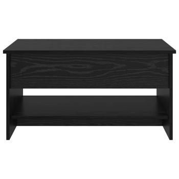 Couchtisch Schwarze Eiche 80 x 50.5 x 41.5 cm Holzwerkstoff