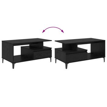 Couchtisch Schwarze Eiche 90 x 49 x 45 cm Holzwerkstoff