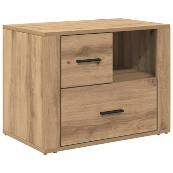 Nachttisch Eiche handwerklich 60 x 36 x 45 cm Holzwerkstoff