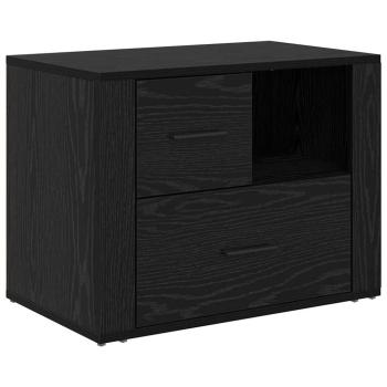 Nachttisch Schwarze Eiche 60 x 36 x 45 cm Holzwerkstoff