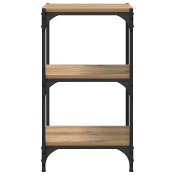 Bücherregal Eiche handwerklich 40 x 33 x 71 cm Holzwerkstoff