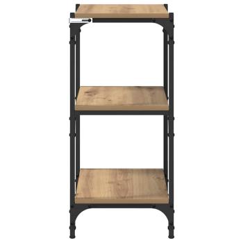 Bücherregal Eiche handwerklich 40 x 33 x 71 cm Holzwerkstoff