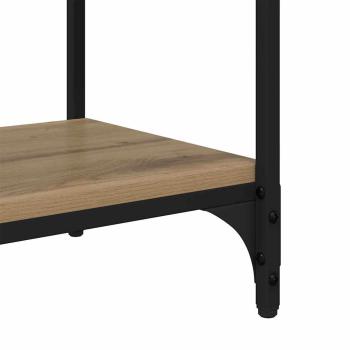 Bücherregal Eiche handwerklich 40 x 33 x 71 cm Holzwerkstoff