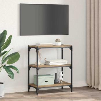 Bücherregal Eiche handwerklich 60 x 33 x 71 cm Holzwerkstoff