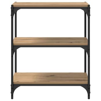 Bücherregal Eiche handwerklich 60 x 33 x 71 cm Holzwerkstoff