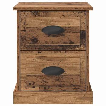 Nachttisch 2 pcs Altholz 39 x 39 x 47.5 cm Holzwerkstoff