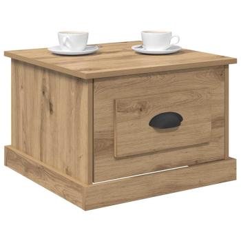 Couchtisch Eiche handwerklich 50 x 50 x 35 cm Holzwerkstoff