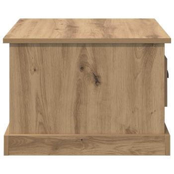 Couchtisch Eiche handwerklich 50 x 50 x 35 cm Holzwerkstoff