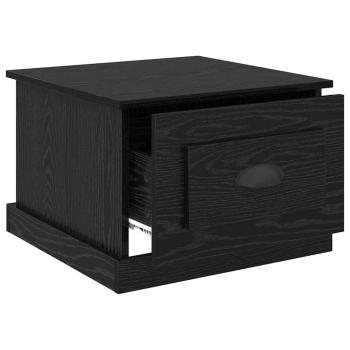Couchtisch Schwarze Eiche 50 x 50 x 35 cm Holzwerkstoff