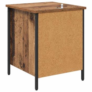 Nachttisch 2 pcs Altholz 40 x 42 x 50 cm Holzwerkstoff