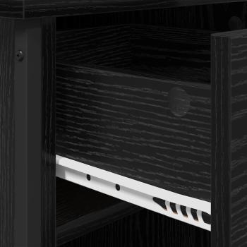 Nachttisch 2 pcs Schwarze Eiche 40 x 42 x 50 cm Holzwerkstoff