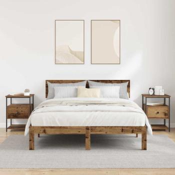 Nachttisch 2 pcs Altholz 40 x 42 x 56 cm Holzwerkstoff