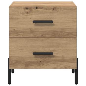 Nachttisch Eiche handwerklich 40 x 35 x 47,5 cm Holzwerkstoff