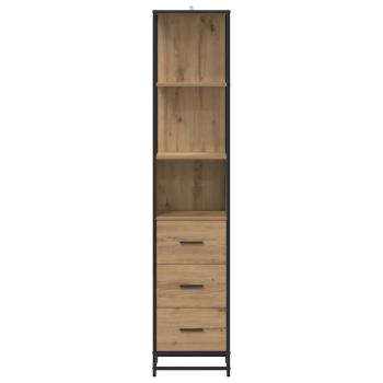 Badezimmer Schrank Eiche handwerklich 35 x 37,5 x 166 cm