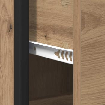 Badezimmer Schrank Eiche handwerklich 35 x 37,5 x 166 cm