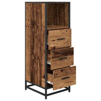 Badezimmer Schrank Altholz 35 x 37,5 x 100 cm Holzwerkstoff