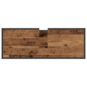 Badezimmer Waschbecken Schrank mit Tür Altholz 90 x 33 x 60 cm