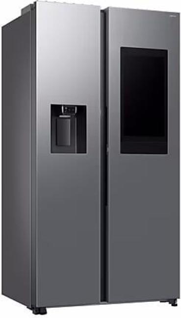 Samsung RS90F67BETEF Stand Side-by-Side Kombination, 91,2 cm breit, 614 L, NoFrost+, Wassertank, WiFi, Eis- und Wasserspender, Edelstahloptik