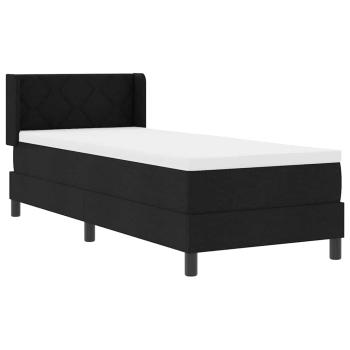 Boxspringbett mit Matratze mit Matratze Schwarz 80 x 200 cm