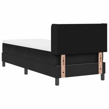 Boxspringbett mit Matratze mit Matratze Schwarz 80 x 200 cm