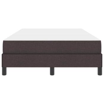 Boxspringbett mit Matratze Dunkelbraun 120 x 200 cm Stoff