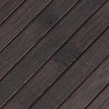 Teppich Rechteckig Dunkelbraun 60x100 cm Bambus